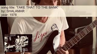 Take That To the Bank  Shalamar bass cover  Leon Sylvers tribute 350 [upl. by Carbrey]