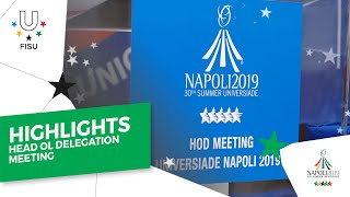 Heads of delegations meet in Napoli [upl. by Leuqar773]