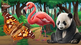 Hilarious Animal Sounds Compilation Butterfly Flamingo Panda [upl. by Nahtal]