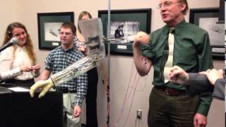 Myoelectric Prosthetic Arm Demonstration [upl. by Lotte872]