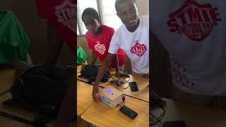 STEM camp 2024 Central Tongu emerges project winners with smart bins [upl. by Phene298]