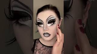 Goth Trixie Mattel makeupartist makeuptutorial makeup creativemakeup trixiemattel dragrace [upl. by Adlog824]