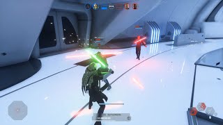 Battlefront 2  Intense Lightsaber Duels 2  Kit Fisto vs Maul amp Dooku  Season 3 [upl. by Eikram]