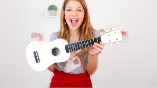 Beginner Ukulele Tutorial  How to Play amp sing 3 easy songs [upl. by Trilbee171]