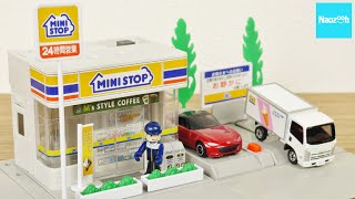 トミカ トミカタウン ミニストップ ／ Tomica Tomica town convenience store MINI STOP corner store [upl. by Htennaj]