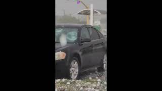 Enorme tormenta de granizo en SABINAS COAHUILA MÉXICO [upl. by Adnawahs]