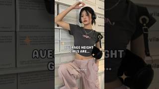 Average height girls are… ✨ viral trending ytshorts sub recommended likes views subscribers [upl. by Hollister]