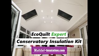 How To Insulate Your Conservatory Roof For All Year Round Use [upl. by Redep855]