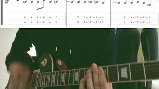 Basket Case Guitar Solo Green Daytabs [upl. by Naesar]