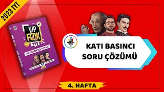 Katı Basıncı Soru Çözümü  2023 TYT Fizik KAMPI [upl. by Lamahj]