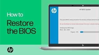 Restore the BIOS on HP Computers with a Key Press Combination  HP Computers  HP Support [upl. by Ellinger]