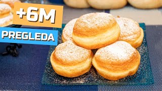 Krofne recept  Donut  Krapfen [upl. by Oinota867]