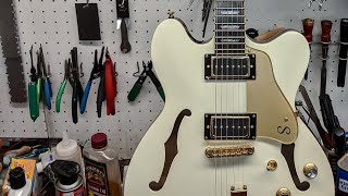 Fralin Twangmaster comparison in a ES335 style guitar [upl. by Hephzipah684]