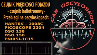 CZUJNIK PRĘDKOŚCI POJAZDU  czujnik hallotronowy Przebiegi na oscyloskopach [upl. by Yelsnia943]