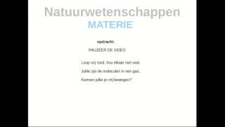 Natuurwetenschappen materie [upl. by Xonel]