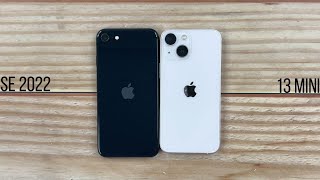 Apple iPhone SE 2022 vs iPhone 13 mini  SPEED TEST [upl. by Anner]