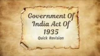 Govt of India Act 1935 and 1945 Part4 [upl. by Kuehn48]