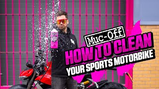 How To Clean Your Sports Motorbike [upl. by Nauqas]