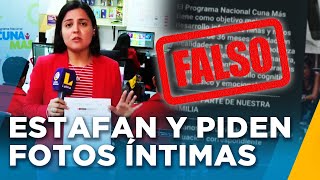 ¡Alerta de estafa y acoso Se hacen pasar por programa social para pedirle fotos a chicas [upl. by Annim]