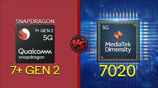 MEDIATEK DIMENSITY 7020 VS QUALCOMM SNAPDRAGON 7 PLUS GEN 2SNAPDRAGON 7GEN 2 VS DIMENSITY 7020 [upl. by Ykroc71]