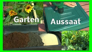 Garten Vielfalt im Sommer es gibt immer was zu tun Aussaat Weizen Mais und Garten erleben [upl. by Magnusson]