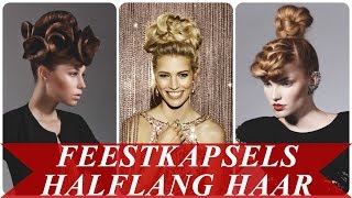 Feestkapsels halflang haar [upl. by Deenya]