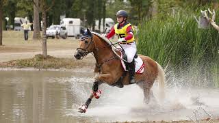 Zenia Jørgensen amp Aladdin EUCH2018 Stald Paura Eventin vielseitigkeit Europachampionat Haflinger [upl. by Lezley85]