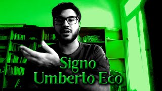 Signo Semiosis y Semiótica Umberto Eco  Charles Sanders Peirce [upl. by Ojela]