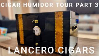 700 Cigar Collection Humidor Tour Part 3 Lancero Cigars Humidor [upl. by Ylil401]