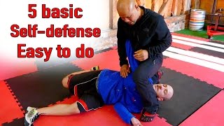 Top 5 Basic SelfDefense Moves ANYONE Can Do [upl. by Delphina]