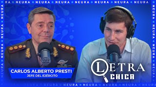 Carlos Alberto Presti jefe del ejército con Nicolás Promanzio  Letra Chica  0511 [upl. by Atte768]