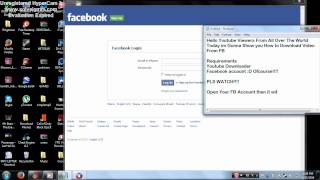 How To Download FB Video Using YTD DownloaderHD2014 [upl. by Staffard868]