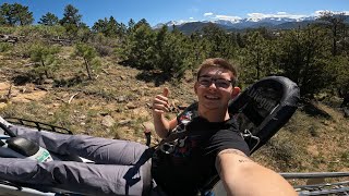 Mustang Mountain Coaster  Estes Park 🏔️ [upl. by Roz]