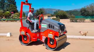 Rodillo compactador tándem Hamm HD12K en alquiler [upl. by Aggie779]