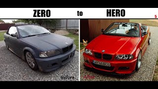 Building a BMW e46 CABRIO in 10 minutes [upl. by Nylarac]