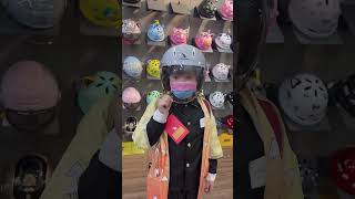 Falcon F17 cdrama cute automobile helmetgirl smartphone helmetlove cutebaby helmet [upl. by Head142]