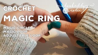 How to Make a Magic Ring in Crochet [upl. by Nnayram]