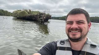 Exploring the Ghost Fleet of Mallows Bay Kayaking around the Abandoned Ships [upl. by Newmann57]