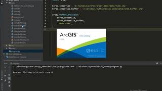 Using ArcPy ArcGIS Desktop Python Library in PyCharm [upl. by Roman]