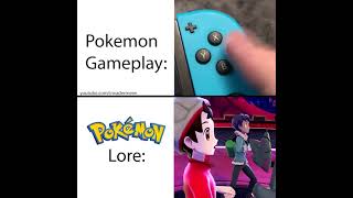 Pokemon Gameplay vs Lore shorts [upl. by Harwell]