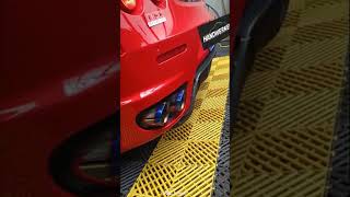 Ferrari F430 V8 Idle Revving w Valvetronic Fi EXHAUST Muffler X Sport 200cell Downpipe X Handwerker [upl. by Aneehsyt178]