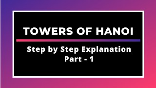 Towers of Hanoi Problem  C Language [upl. by Lemrej]