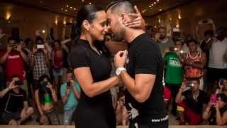 Bachata Social Performing VS Bachata Social Dancing Dame Otra Noche  Luis Miguel Del Amargue [upl. by Irfan]