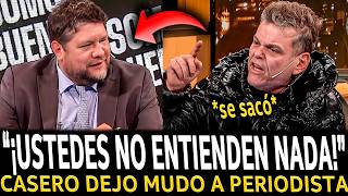 ¡CASERO CRUZÓ a PERIODISTA de TN y LE CANTO LA VERDAD [upl. by Hearsh]