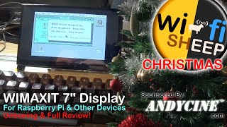 Wimaxit M728 Raspberry Pi 7” Touch Screen Display  Full Review amp Unboxing [upl. by Thagard43]