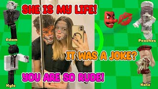 🍑TEXT TO SPEECH🍑 I LOVE YOU IN EVERY UNIVERSE🍑Roblox story [upl. by Kenweigh733]