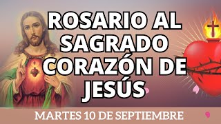 💙✅Rosario al Sagrado Corazón de Jesús🫀Coronilla al Sagrado Corazón 💙Letanías Martes 10 DE Septiembre [upl. by Nihcas]