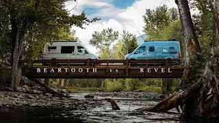 Winnebago REVEL 4x4 VAN vs Beartooth VanWorks 4x4 OFFROAD VAN  Custom Built Van Conversion  2020 [upl. by Haney743]