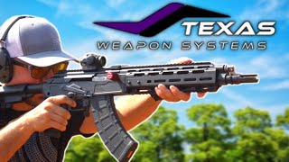 Texas weapon systems Shop tour origin story IK100 Series AK and more [upl. by Tommie]