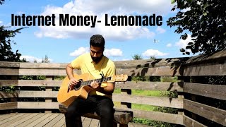 Internet Money Lemonade ft Don Toliver Gunna amp Nav Fingerstyle Acoustic Guitar Cover FREE TABS [upl. by Ahsilif]